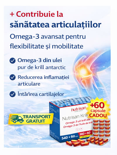 De ce să alegi pachetul Krill Oil 540 + 60 Capsule CADOU
