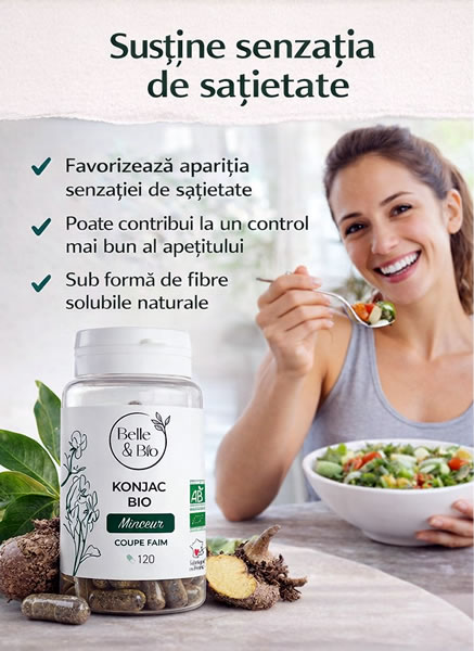 Beneficiile utilizarii Glucomannan Konjac în alimentatia zilnica