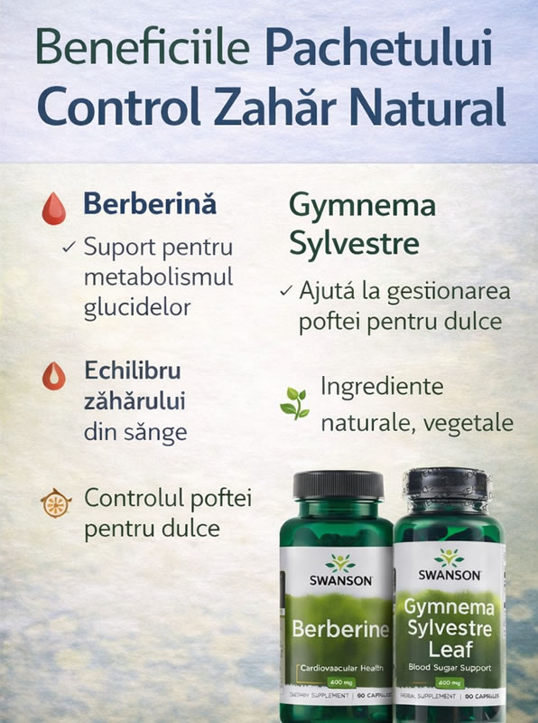 Pachet Suport Metabolic – Echilibru Glicemic Natural