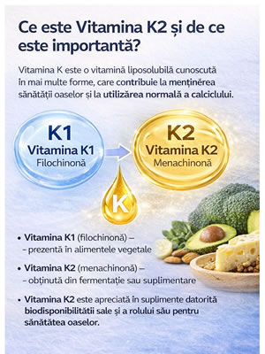 Vitamina K2 Wish – alegerea potrivită pentru susținere zilnică