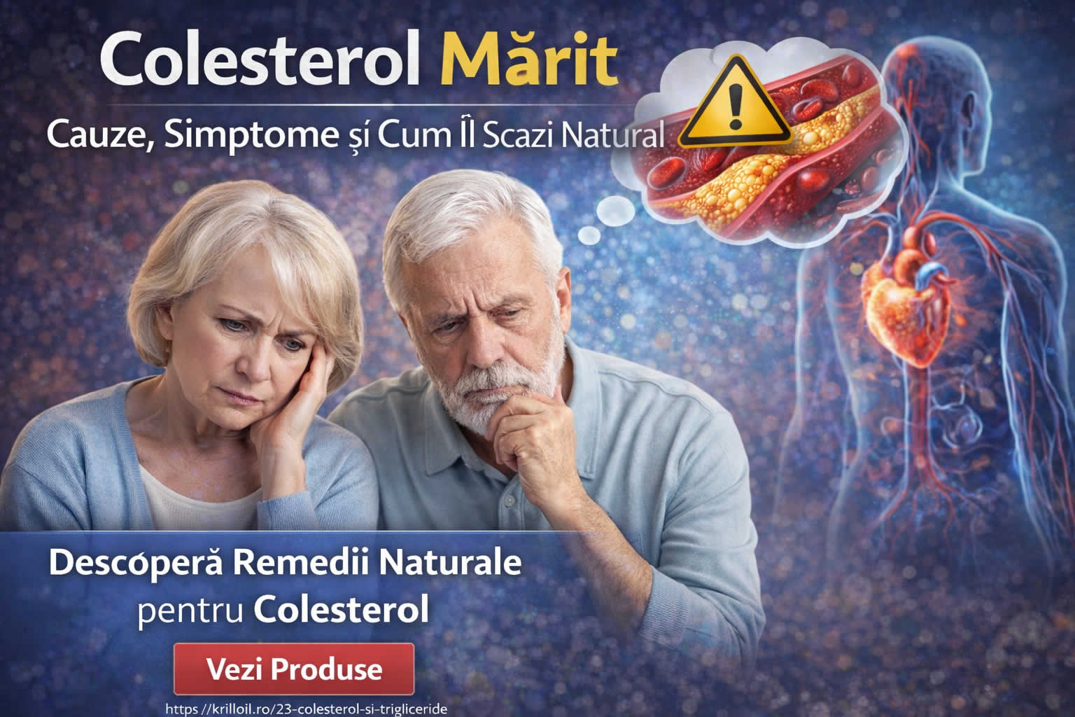 Colesterol marit – cauze, simptome si metode naturale pentru scaderea colesterolului