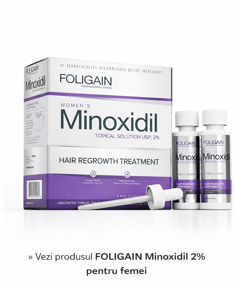 FOLIGAIN Minoxidil 5% tratament regenerarea parului pentru femei