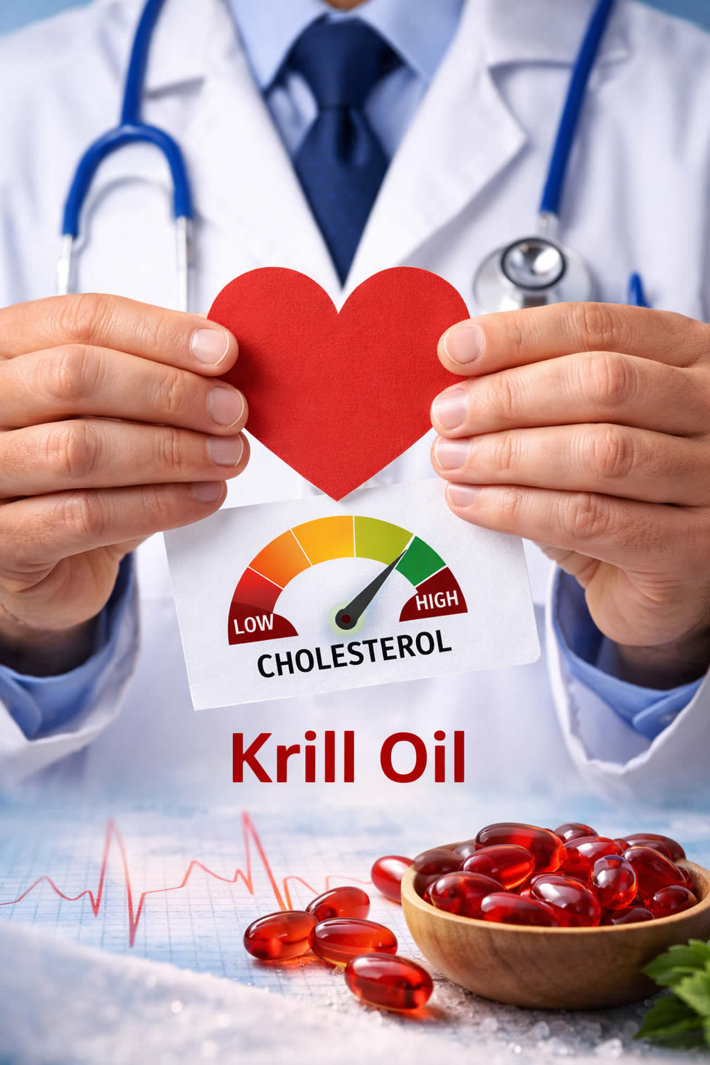 Krill Oil 60 capsule moi - ulei pur de krill omega 3