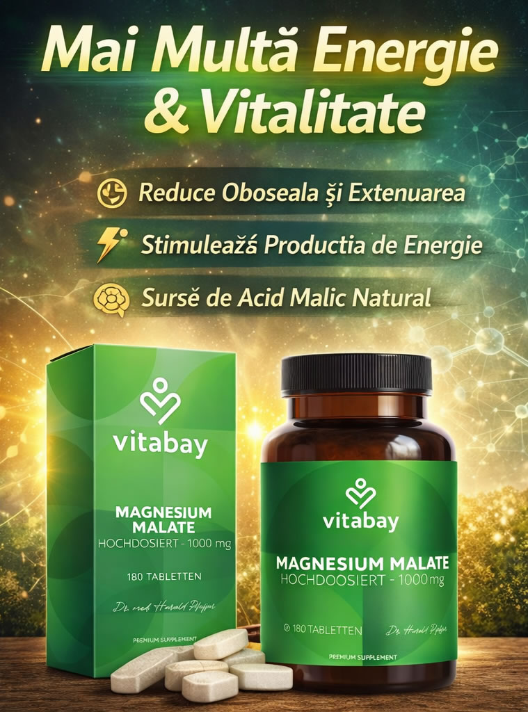 Magneziu Malat – beneficii reale pentru energie, muschi si stare de bine