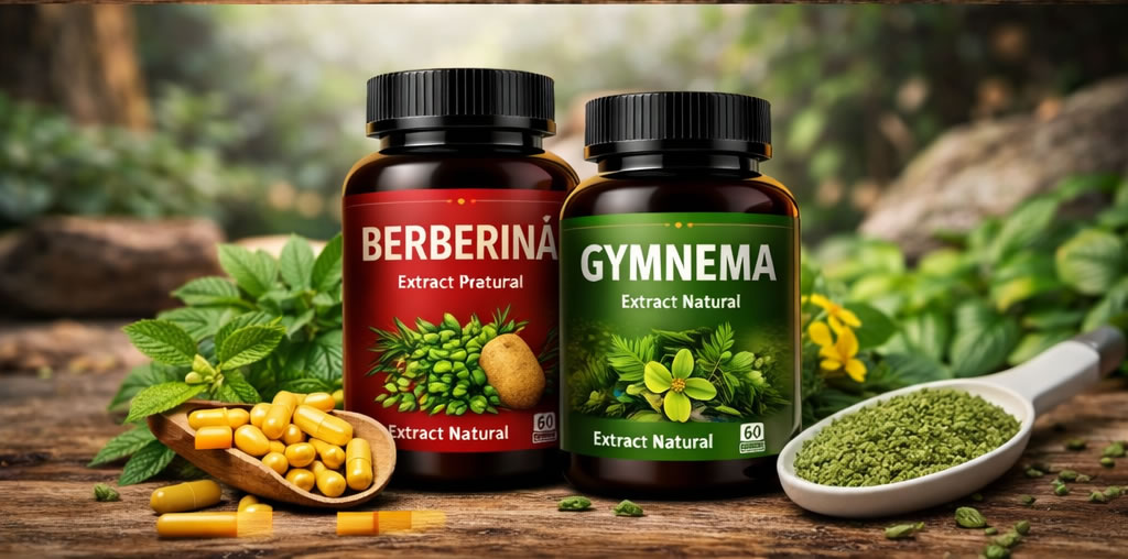 Pachet Control Zahar & Glicemie Natural – Berberina + Gymnema