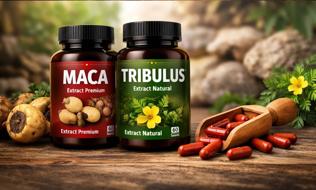 Pachet libido și vitalitate masculină – Maca și Tribulus Natural