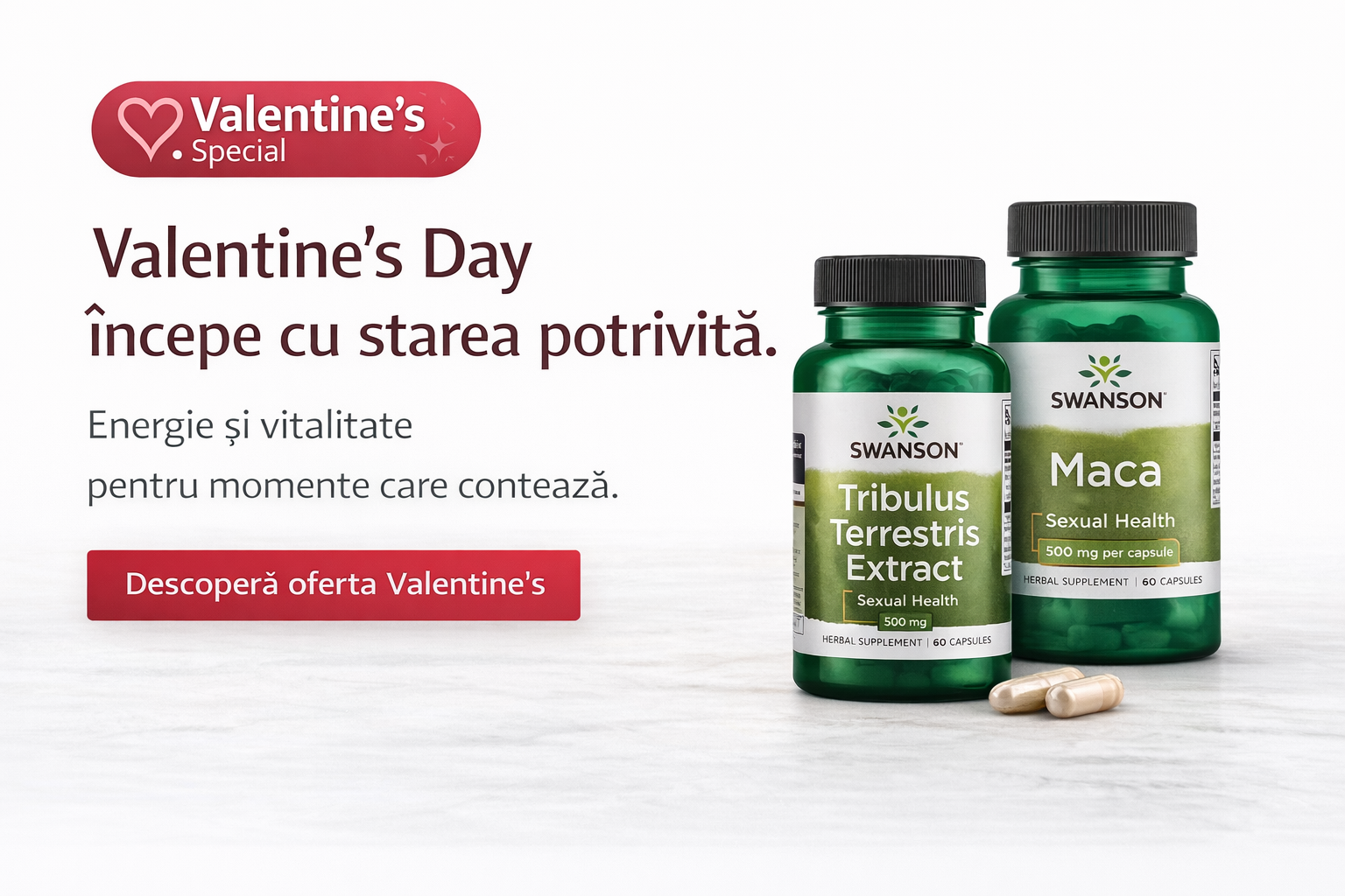 Valentine’s Day – Energie și vitalitate pentru momente care contează