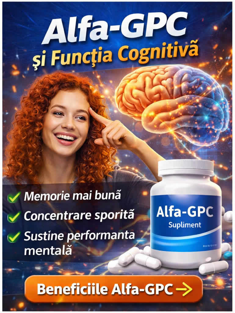 Alfa-GPC pentru funcția cognitivă, memorie mai bună și concentrare sporită