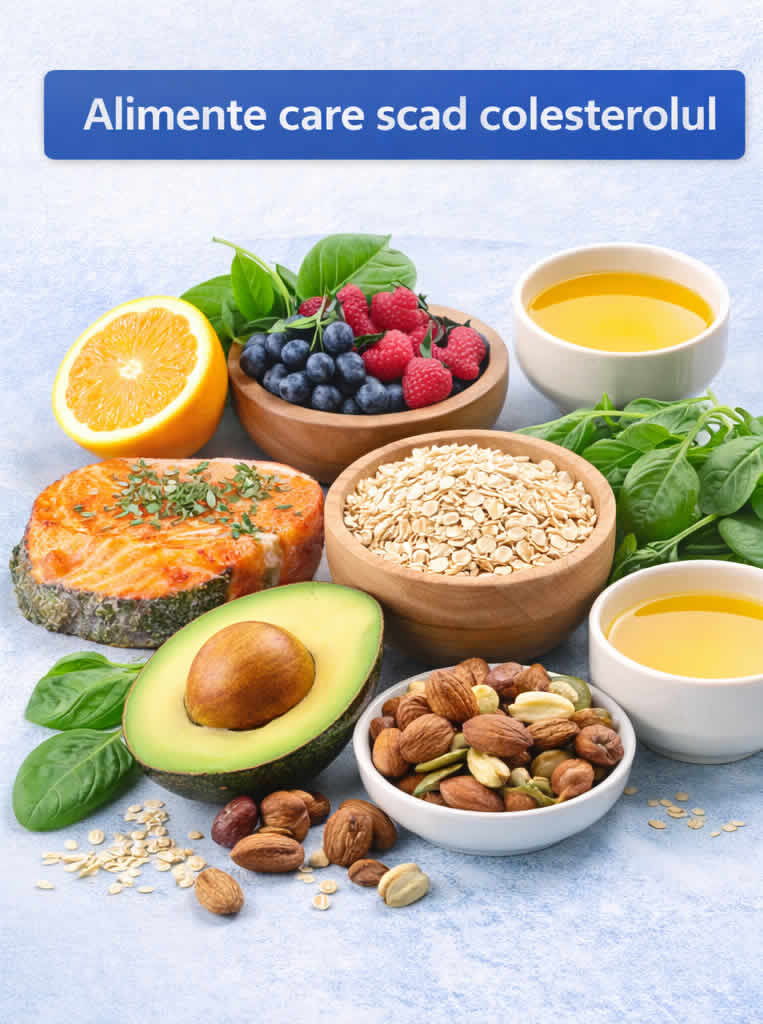 alimente care scad colesterolul in mod natural ovaz avocado somon nuci fructe de padure dieta pentru colesterol marit