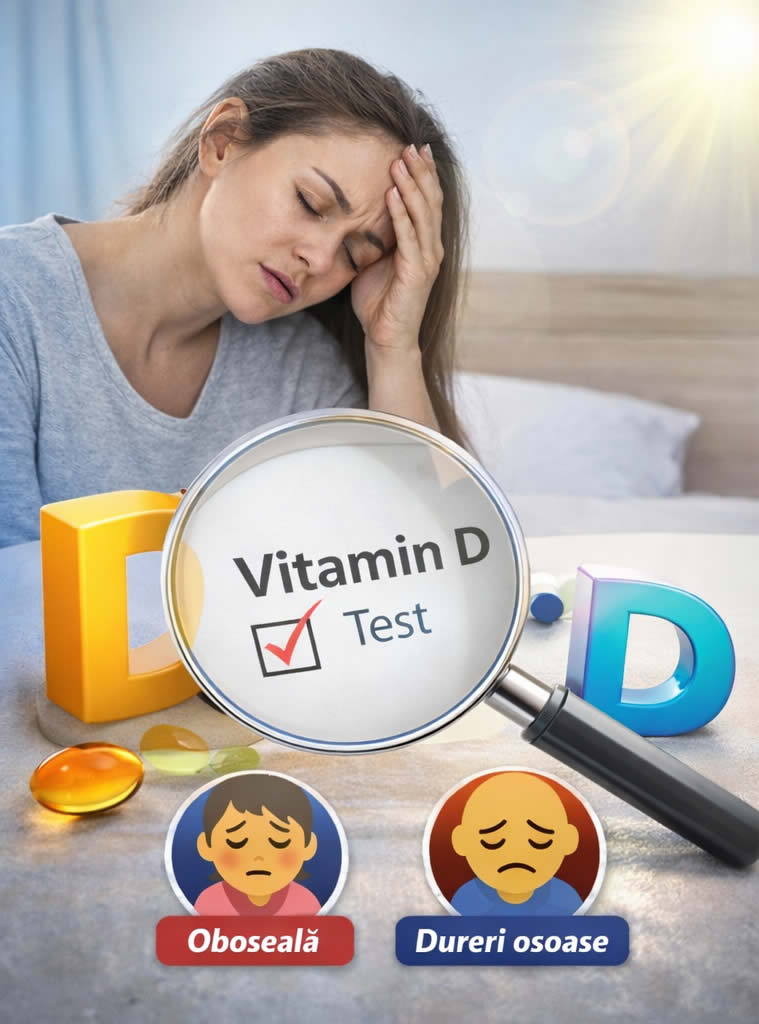 analiza deficit vitamina D test vitamina D simptome lipsa vitamina D