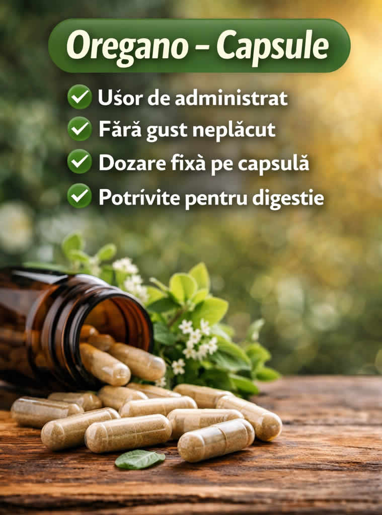 Beneficii oregano capsule și efecte oregano lichid – administrare, dozare și diferențe