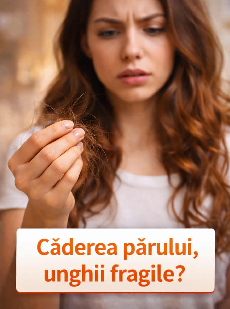Biotina pentru căderea părului și unghii fragile la femei, imagine pentru articol despre deficit de biotină și vitamina B7