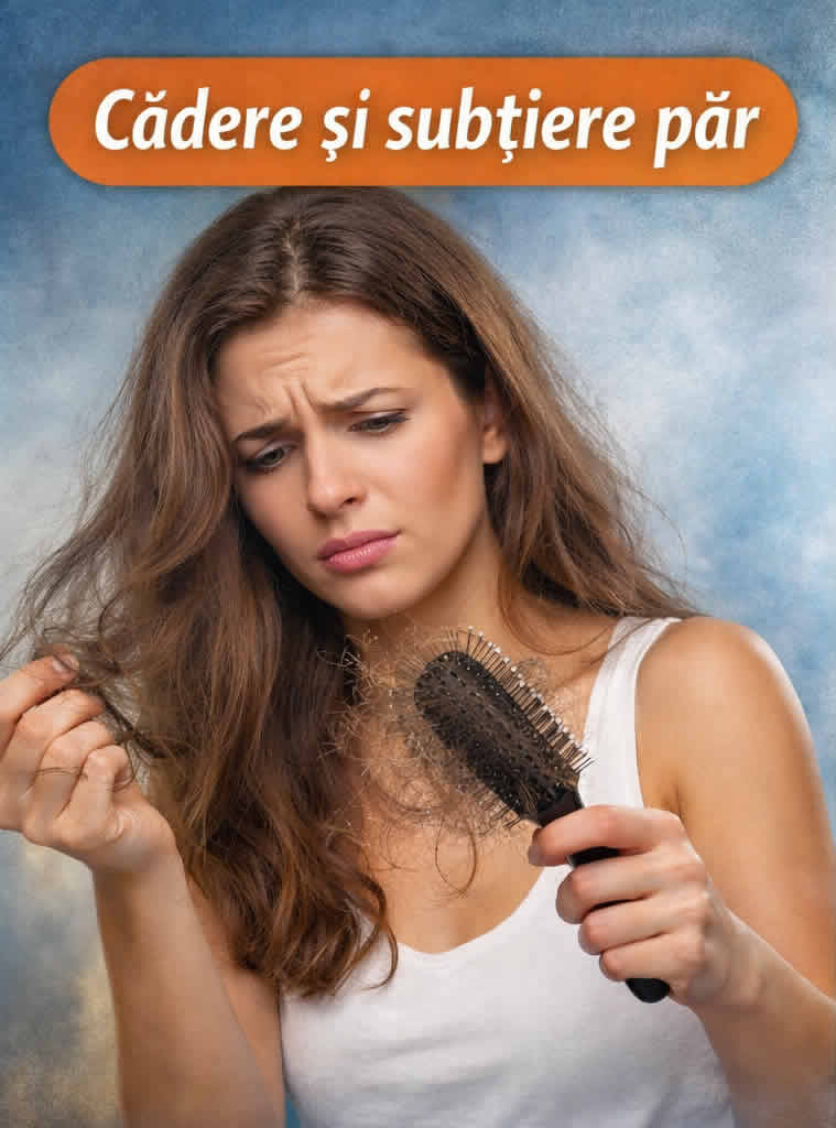 Cădere și subțiere a părului asociate cu deficit de biotină