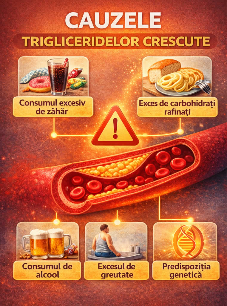 cauzele trigliceridelor crescute zahar carbohidrati alcool si obezitate