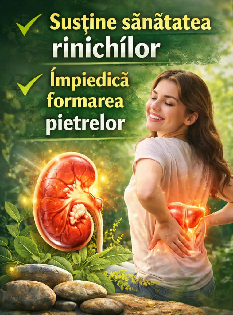 Chanca Piedra pentru sustinerea rinichilor, confort urinar si tendinta la calculi renali
