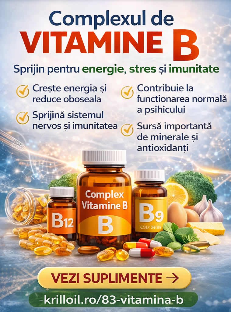 Complex vitamina B – beneficii pentru energie, imunitate și funcționarea sistemului nervos