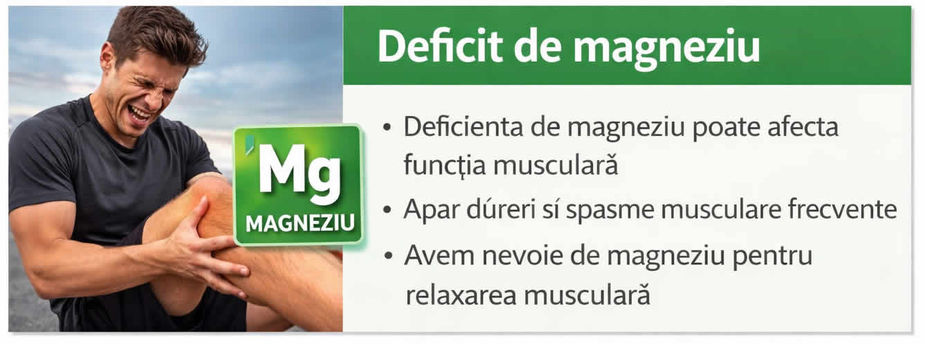 Deficit de magneziu și crampe musculare după efort la nivelul picioarelor