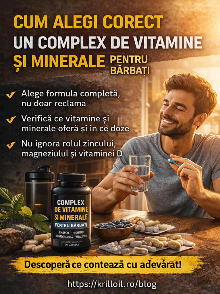 Cum alegi corect un complex de vitamine și minerale pentru bărbați cu zinc magneziu și vitamina D