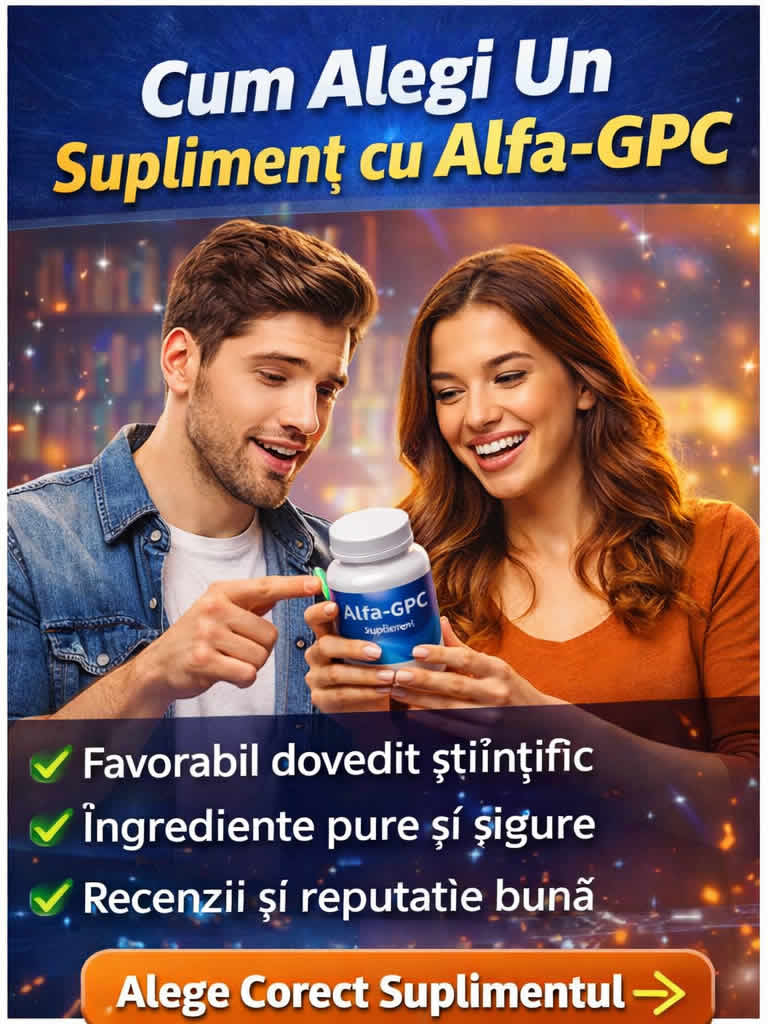 Cum alegi un supliment cu Alfa-GPC pentru memorie, focus și performanță mentală