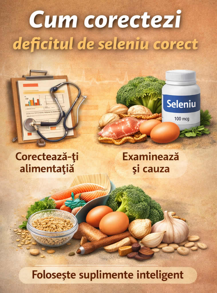 Cum corectezi deficitul de seleniu prin alimentație analize și suplimente potrivite