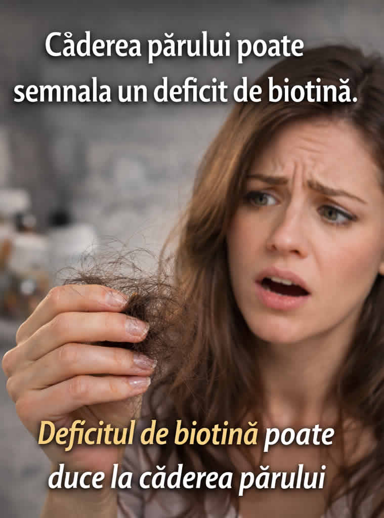 Deficit de biotină cu căderea părului la femeie și subțiere vizibilă a firelor