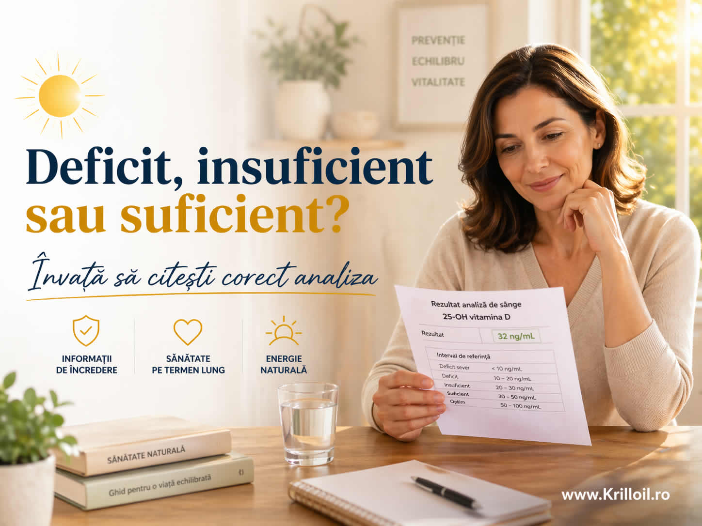 deficit insuficient sau suficient vitamina D cum citești corect analiza 25-OH vitamina D