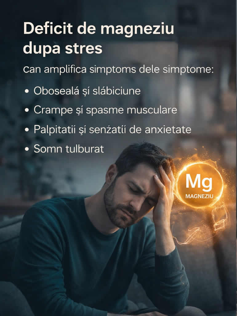 Deficit de magneziu după stres - oboseală, iritabilitate și lipsă de energie