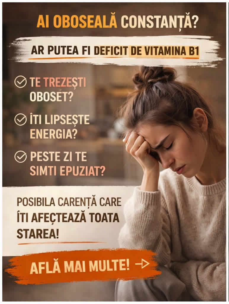 Imagine despre deficitul de vitamina B1 cu accent pe furnicături, amorțeli, slăbiciune și afectarea sistemului nervos periferic