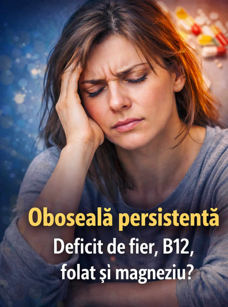 Deficit de vitamine și minerale cu efecte asupra imunității, pielii, părului și stării generale