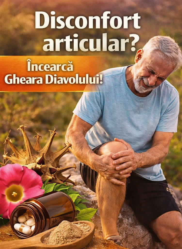 Gheara Diavolului pentru disconfort articular la genunchi și susținerea mobilității