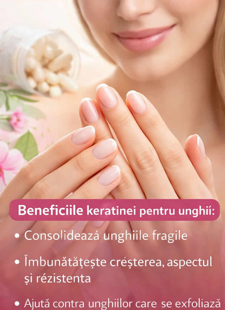 Keratina pentru unghii fragile – beneficii pentru rezistență, aspect sănătos și reducerea exfolierii