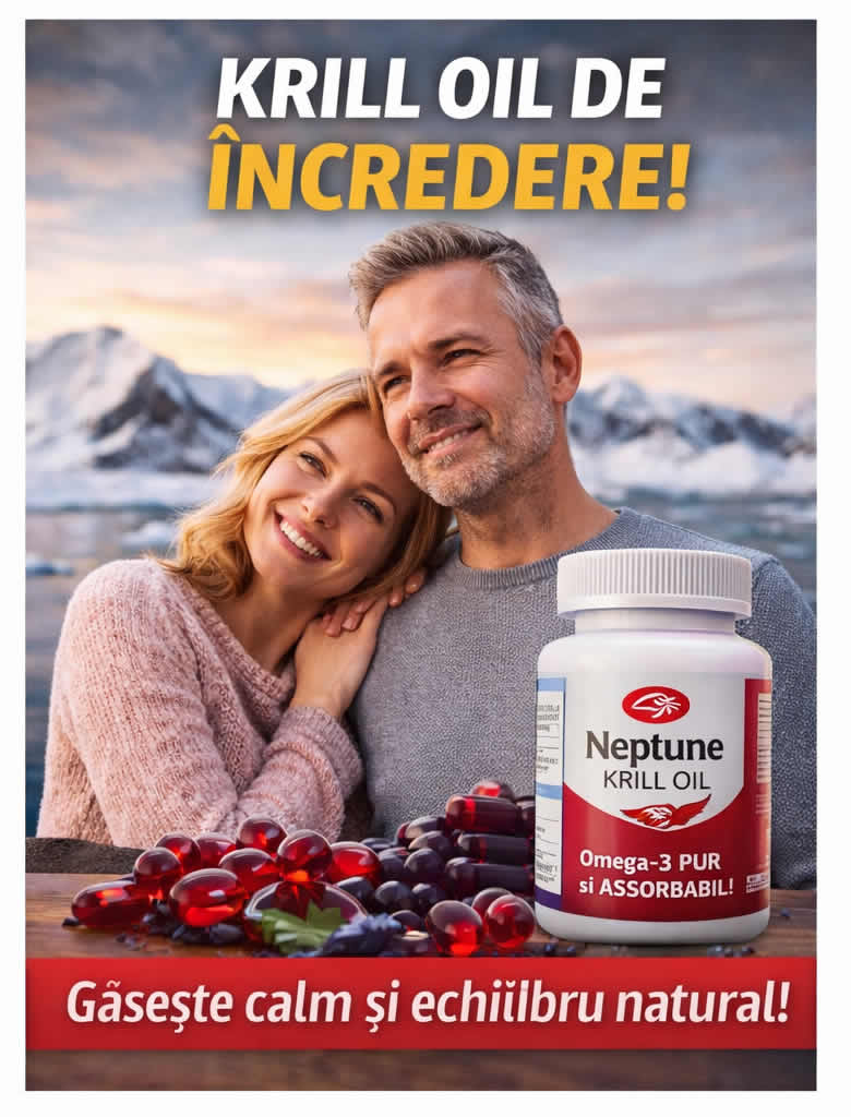 Krill Oil premium de incredere pentru sustinerea sanatatii inimii, creierului si mobilitatii