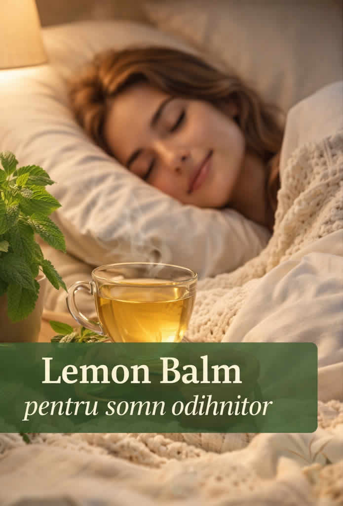 Lemon Balm Roiniță pentru stres calm echilibru emoțional și relaxare naturală