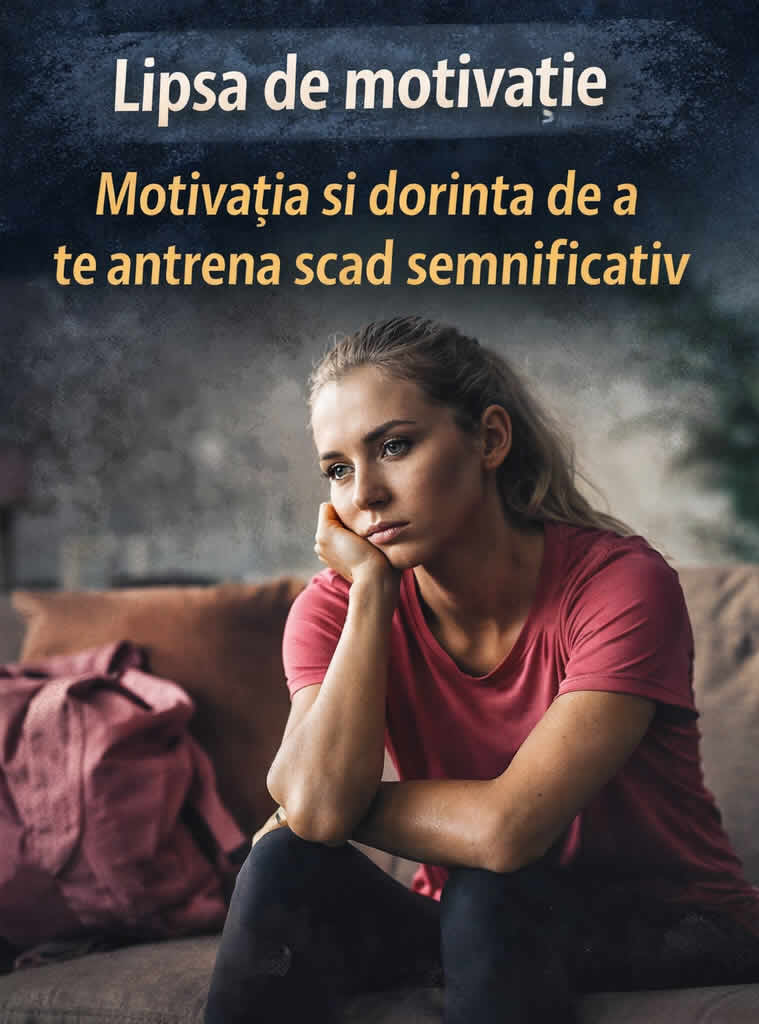 Lipsa de motivatie in supraantrenament si scaderea dorintei de antrenament la persoane active