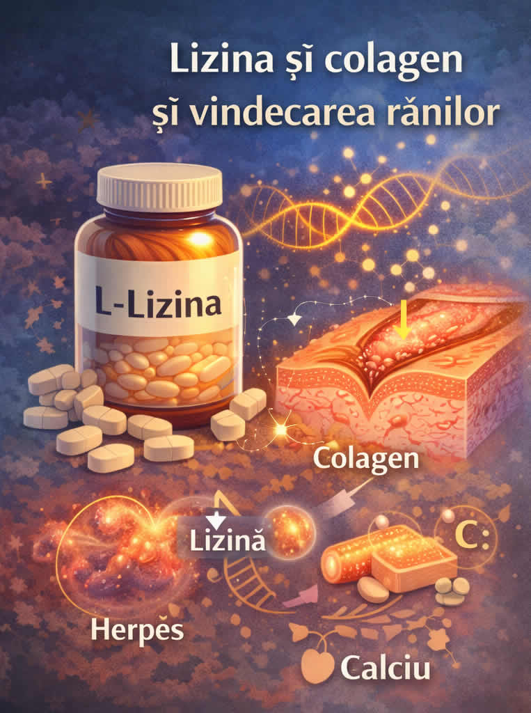 Lizina si colagenul – rolul lizinei in vindecarea ranilor si refacerea tesuturilor
