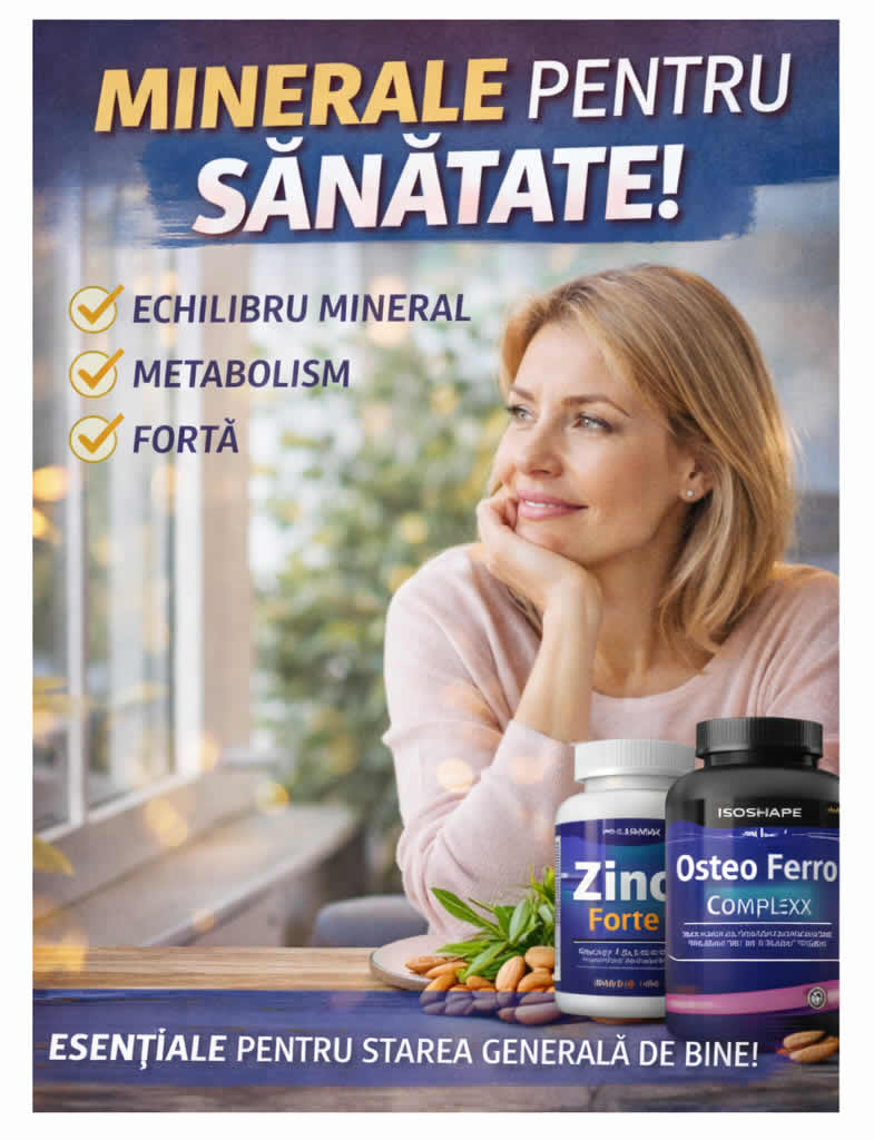Minerale pentru echilibru, metabolism si stare generala de bine a organismului