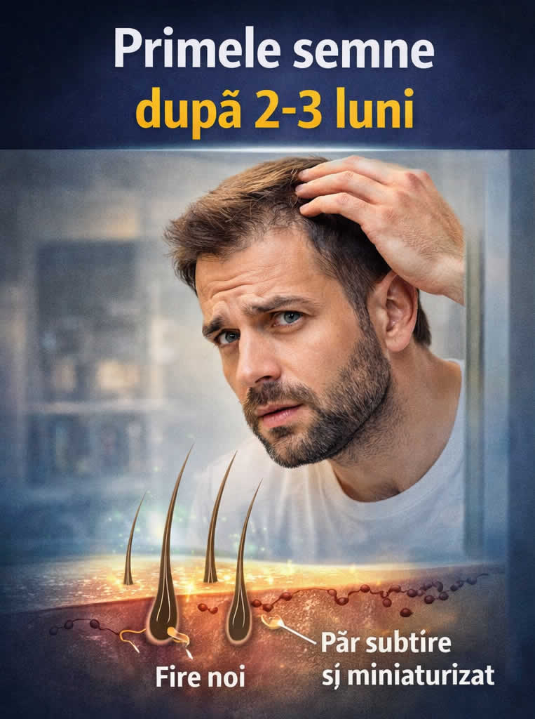 Minoxidil primele rezultate - semne inițiale de regenerare a părului și reducerea căderii