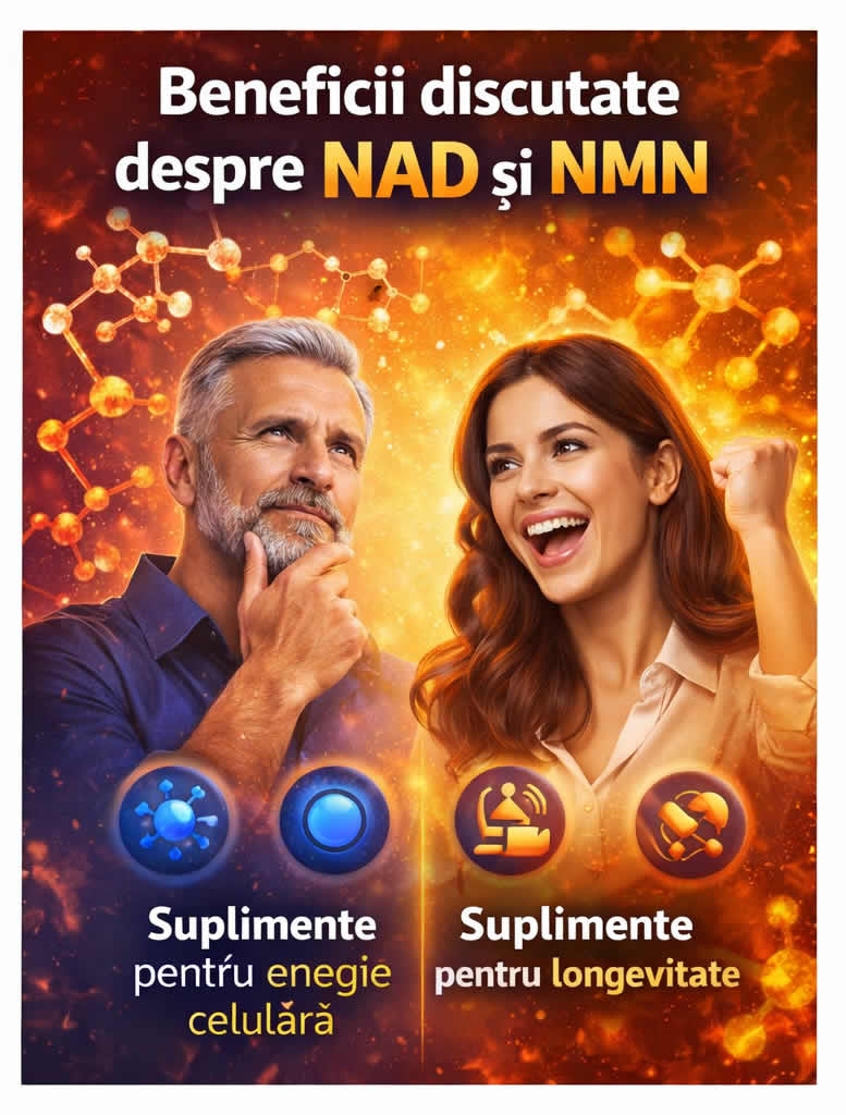 Beneficii discutate despre NAD și NMN pentru energie celulară și longevitate