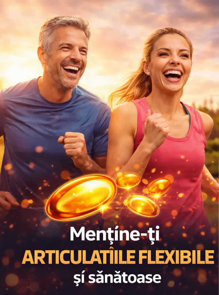 Omega-3 pentru articulații, genunchi și mobilitate după 40 de ani