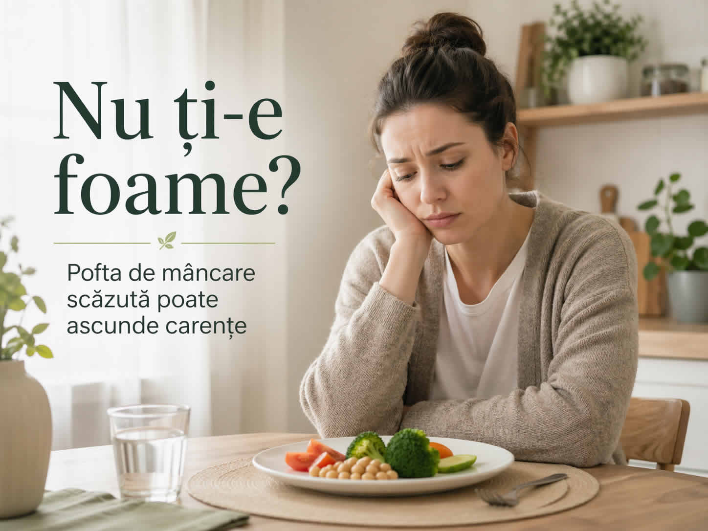 Poftă de mâncare scăzută la adult – carențe de vitamine și minerale care pot influența apetitul