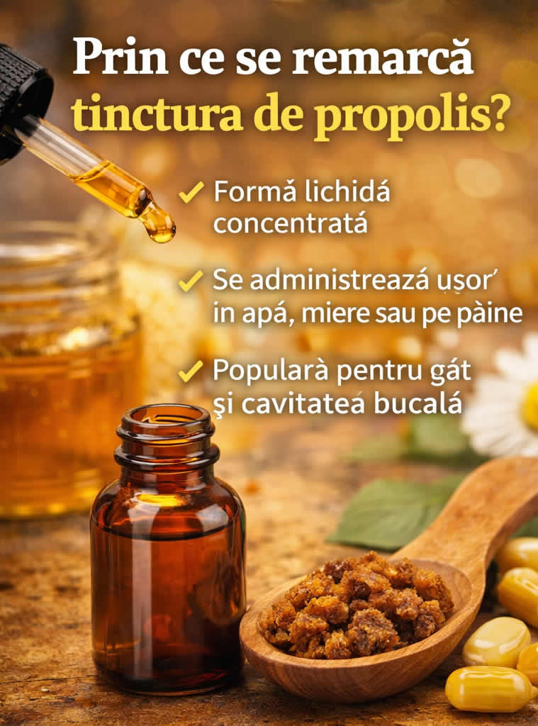 Tinctură de propolis beneficii administrare pentru gât și cavitatea orală