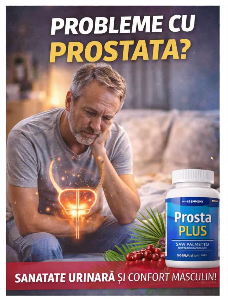Prostata, confort urinar si sanatate masculina - sustinere naturala pentru barbatii maturi