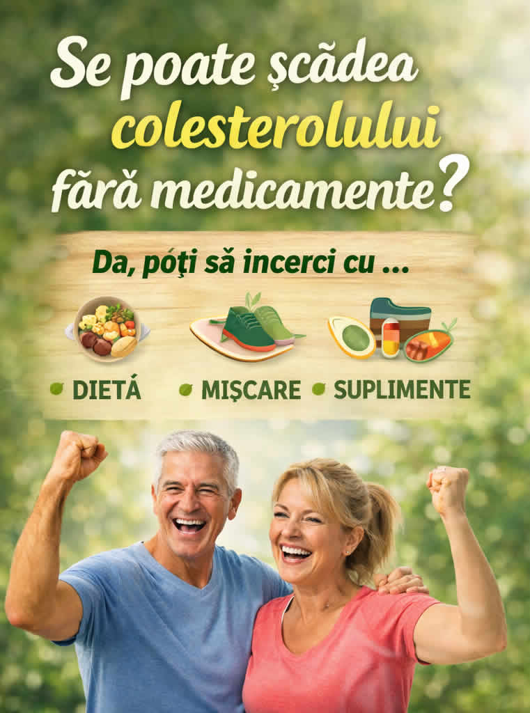 Alimente care ajută la scăderea colesterolului fără medicamente în mod natural