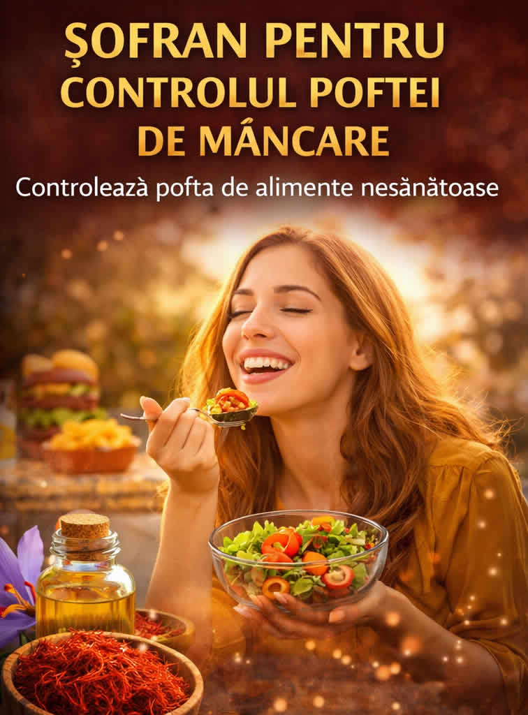 Șofran pentru controlul poftei de mâncare și reducerea gustărilor nesănătoase