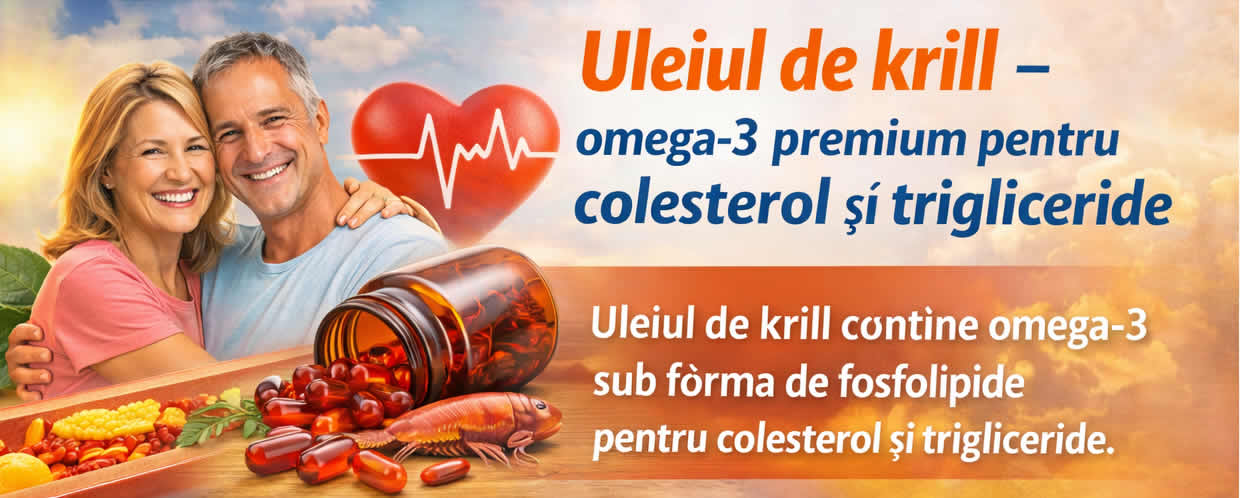 Ulei de krill pentru colesterol și trigliceride – omega-3 premium pentru sănătatea inimii