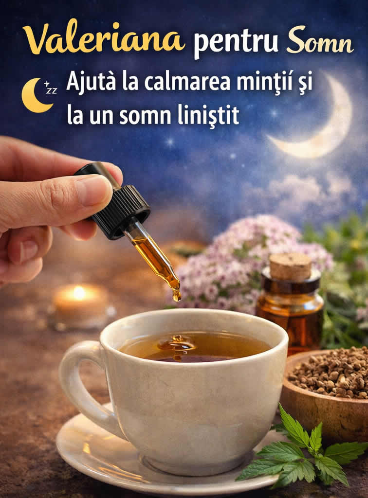 Valeriana pentru somn liniștit și calmarea minții înainte de culcare