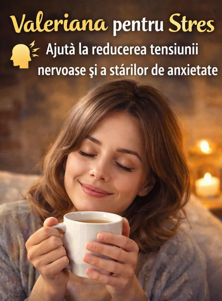 Valeriana pentru stres, relaxare și reducerea tensiunii nervoase