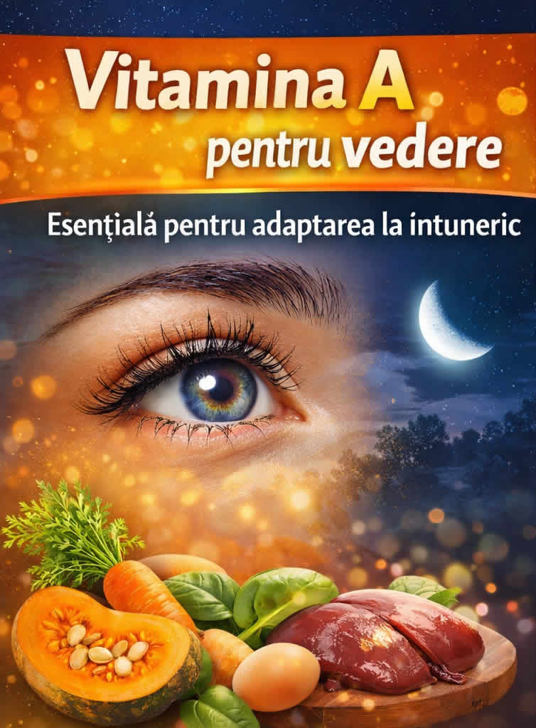 Vitamina A pentru vedere normală și protecția sănătății ochilor