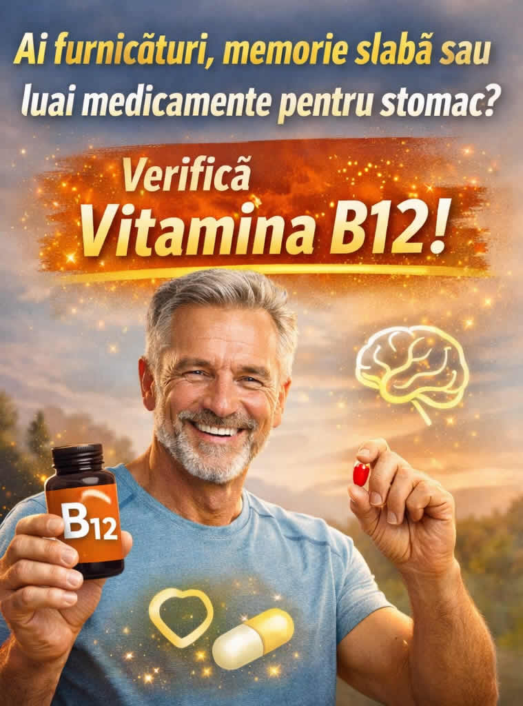 Vitamina B12 pentru bărbați după 50 de ani pentru energie, memorie și sistem nervos
