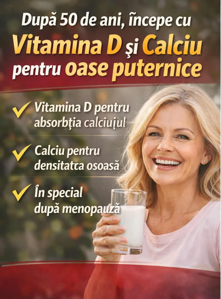 vitamina pentru femei după 50 de ani pentru energie oase și echilibru la menopauză